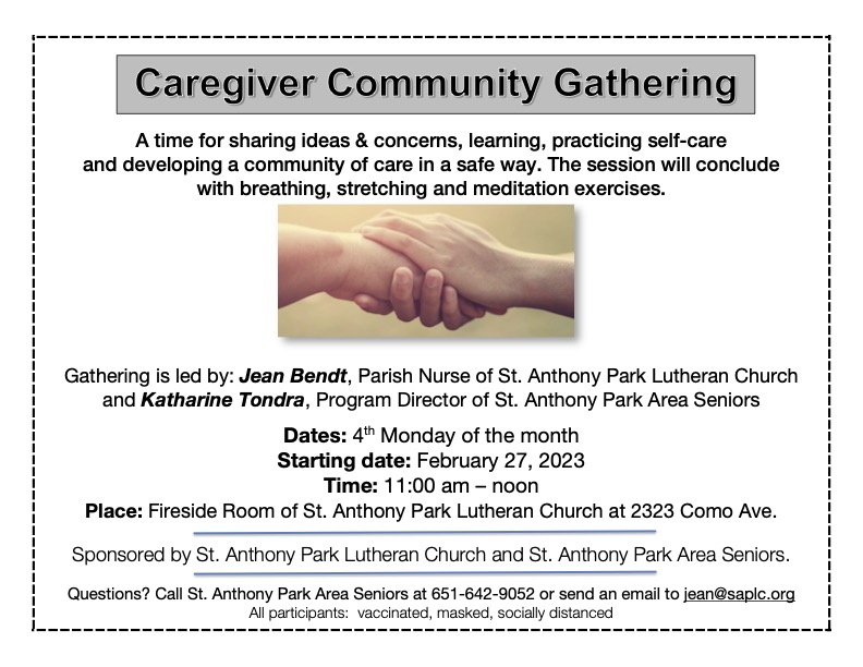 caregiver gathering